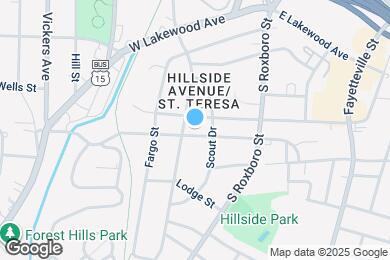 Map image of the property - 110 W Enterprise St
