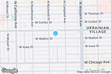 Map image of the property - 2536 W Walton St