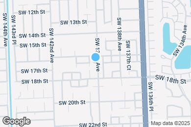 Map image of the property - 1626 SW 139th Ave