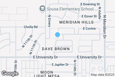 Map image of the property - 11242 E Camino St