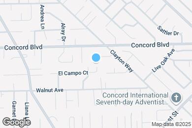 Map image of the property - 3799 El Campo Ct