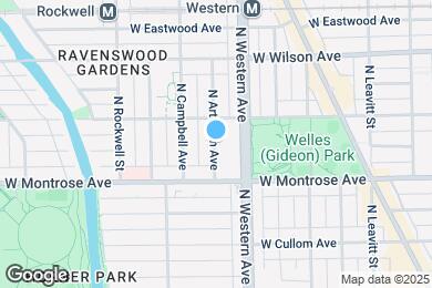 Map image of the property - 4455 N Artesian Ave