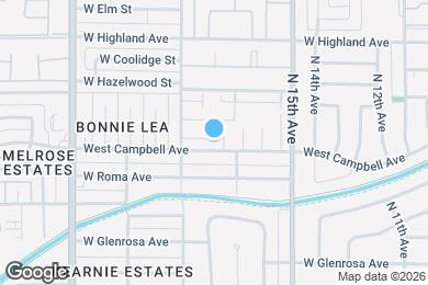 Map image of the property - 1626 W Campbell Ave