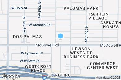 Map image of the property - 3123 W Almeria Rd