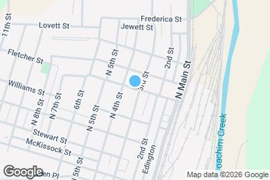 Map image of the property - 305 Fletcher St