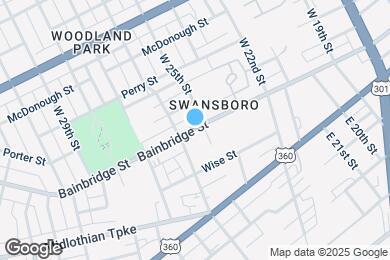 Map image of the property - 2500 Bainbridge St