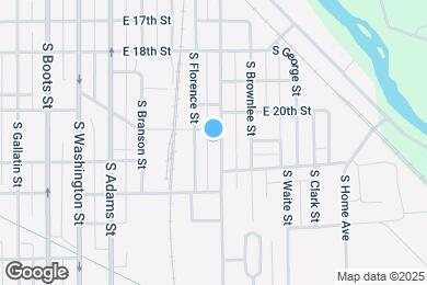 Map image of the property - 2036 S Meridian St