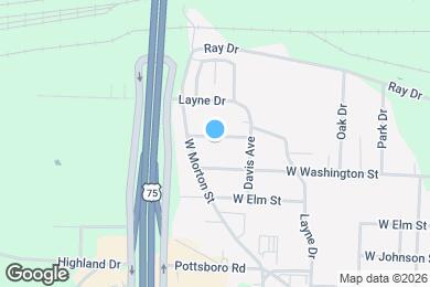 Map image of the property - 2918 W Parnell St