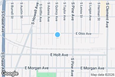 Map image of the property - 3318 S Quincy Ave