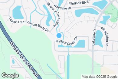 Map image of the property - 2184 Mallard Creek Cir