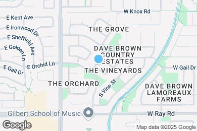 Map image of the property - 652 W Baylor Ln