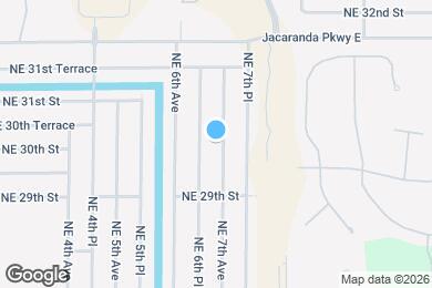 Map image of the property - 3002 NE 7th Ave