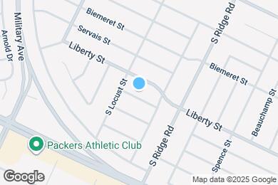 Map image of the property - 1360 Holiday Ave