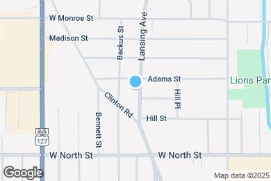 Map image of the property - 1028 Lansing Ave