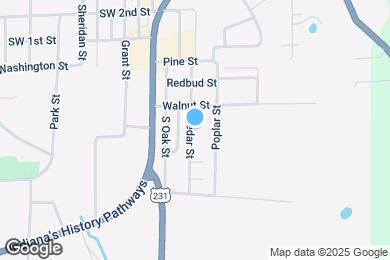 Map image of the property - 205 Cedar St