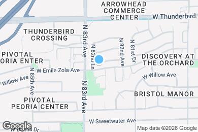 Map image of the property - 8259 W Eugie Ave