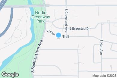 Map image of the property - 2709 E Klondike Trail