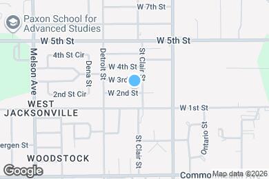 Map image of the property - 2913 W 2nd St