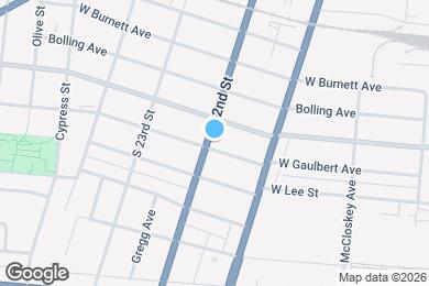 Map image of the property - 1849 W Gaulbert Ave