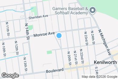 Map image of the property - 126 N 19th St