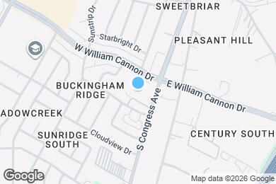 Map image of the property - 111 W William Cannon Dr