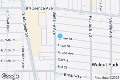 Map image of the property - 2416 Flower St