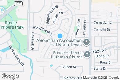 Map image of the property - 1113 Wood Creek Cir