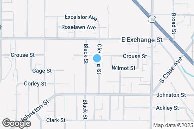 Map image of the property - 332 Cleveland St