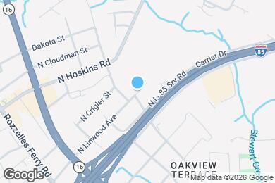Map image of the property - 521 N Linwood Ave