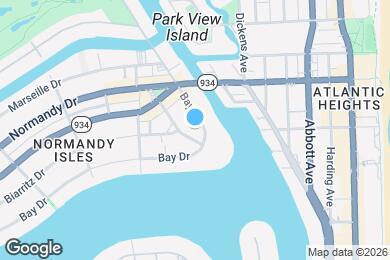 Map image of the property - 6900 Bay Dr