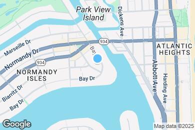Map image of the property - 6900 Bay Dr