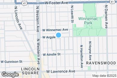 Map image of the property - 4951 N Oakley Ave