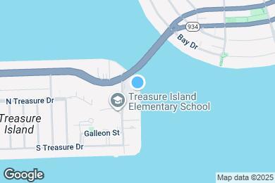 Map image of the property - 7601 E Treasure Dr
