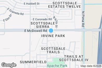 Map image of the property - Irvine Park Rental Condominiums
