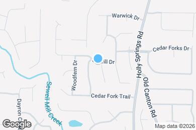 Map image of the property - 2205 Oakrill Ct