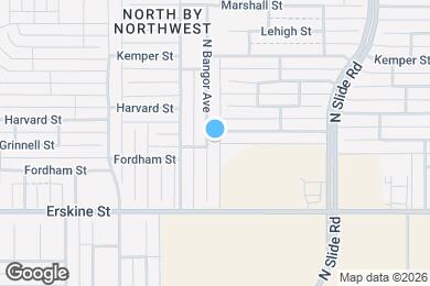 Map image of the property - 802 N Bangor Ave