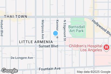Map image of the property - 1535 N Kenmore Ave