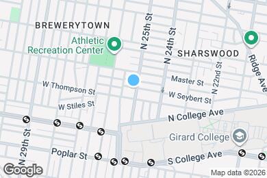 Map image of the property - 1318 N 25th St