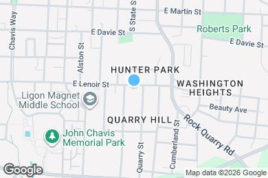 Map image of the property - 830 E Lenoir St