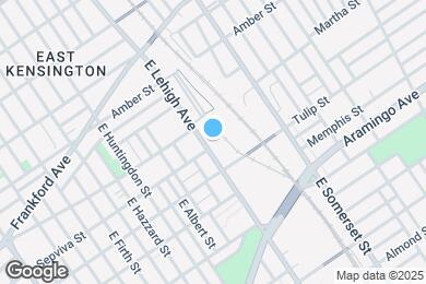 Map image of the property - 2157 E Lehigh Ave