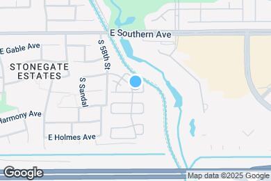 Map image of the property - 5848 E Grove Ave