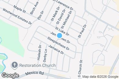 Map image of the property - 23 Jamestown Dr