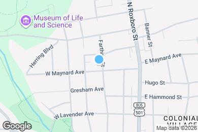 Map image of the property - 102 W Maynard Ave