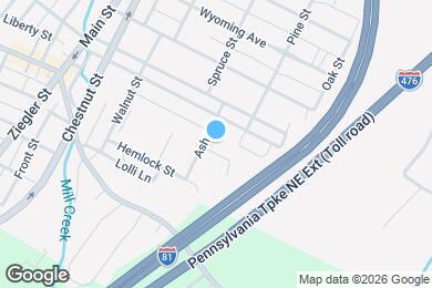 Map image of the property - 95 Florence St