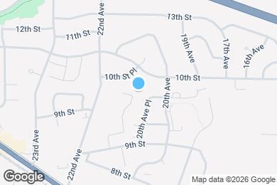 Map image of the property - 1803 21st Ave Pl