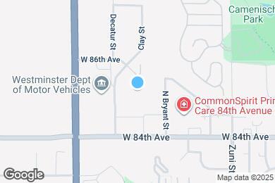 Map image of the property - 2720 W 86th Ave