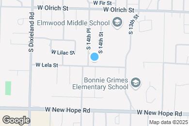 Map image of the property - 1407 W Lela St