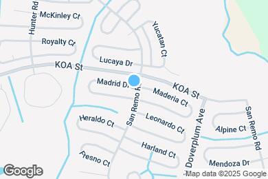 Map image of the property - 681 Madrid Dr