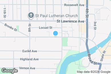 Map image of the property - 325 W Grand Ave