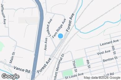 Map image of the property - 404 Forest Ave